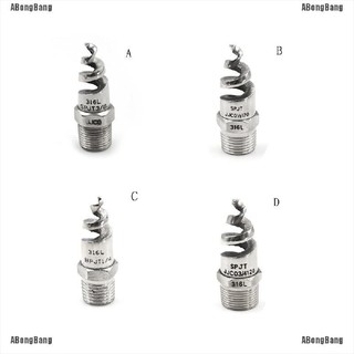 Abongbang ใหม่ 1/4 นิ้ว 1/2 นิ้ว สเตนเลส เกลียว โคน หัวฉีด สเปรย์ สปริงเกลอร์