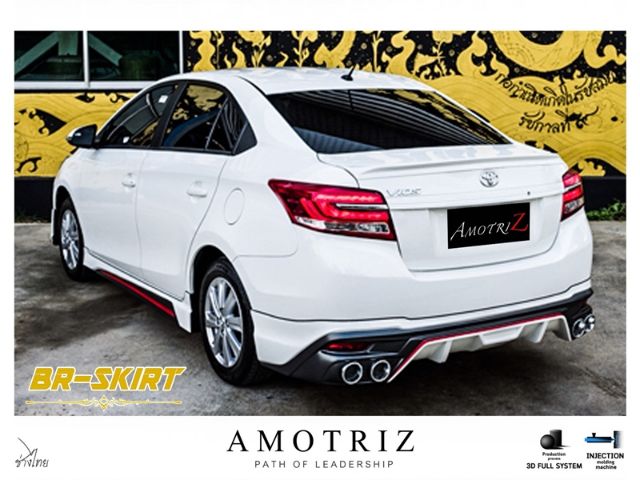 ชุดแต่งสเกิร์ต-toyota-vios-2017-2019-amotriz