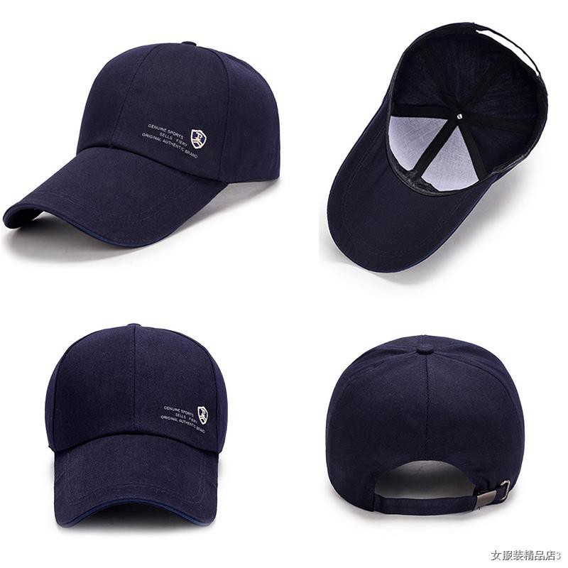 ♨۞✵Sports Cap Mens Hat For Fish Outdoor Fashion Line Baseball Cap Long  Visor Brim Shade Snapback Sun Hat Embroidered Can