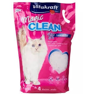 ภาพขนาดย่อของภาพหน้าปกสินค้าทรายแมวคริสตัล Vitakraft Magic Clean 5 ลิตร จากร้าน aroundthepet บน Shopee