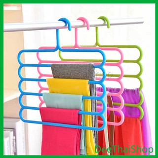 DeeThai ไม้แขวนกางเกง ในตูผ้า  ไม้แขวนอเนกประสงค์ ประหยัดพื้นที่ Pants Hanger