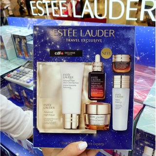 Estee Lauder Anti-aging 6-piece Set Small Brown Bottle + Native Liquid + Eye cream + Cream + Iron Man Mask + Cleanser
