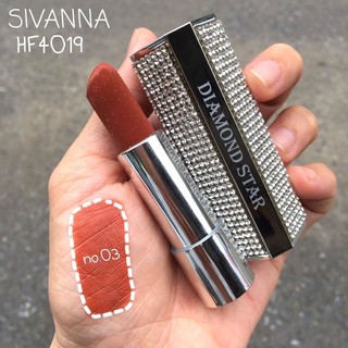 Sivanna Colors Flawless Diamond Star Lipstick ลิปสติก ซิเวนน่า ไดมอนด์ HF4019