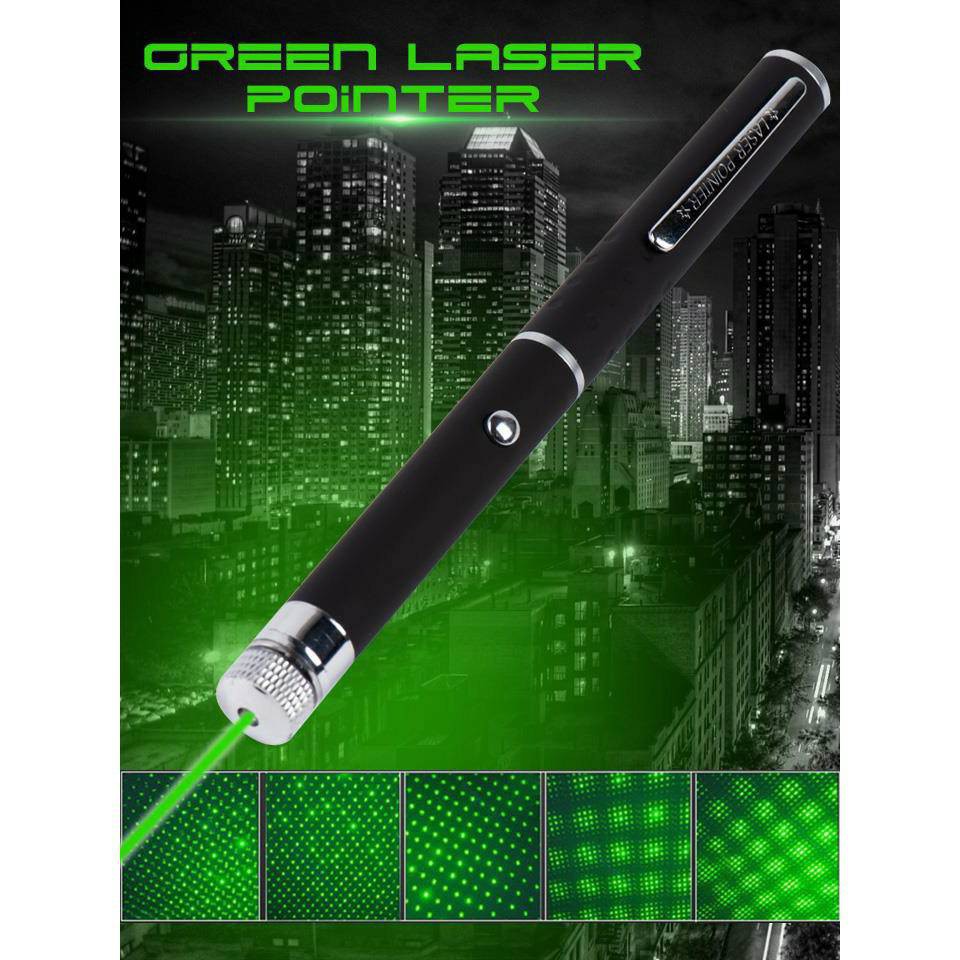 ภาพหน้าปกสินค้าเลเซอร์พ้อยเตอร์ 5MW Green Laser Pointer แสงสีเขียว จากร้าน dex_shop2 บน Shopee
