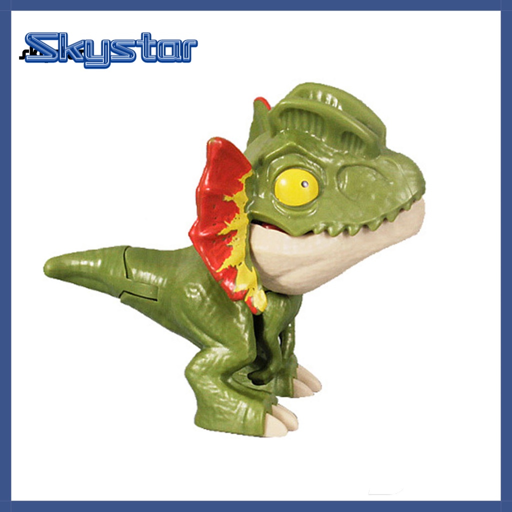 ภาพหน้าปกสินค้าskystar Interactive Dinosaur Fidget Toy Biting Finger Dilophosaurus/Mosasaurus Dinosaur Finger Toy Comfortable Grip for Children จากร้าน skystar.th บน Shopee