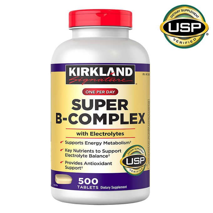 ภาพสินค้าKirkland Super B-Complex 500 Tablets (Exp.06/2025) จากร้าน youtheryshop บน Shopee ภาพที่ 1