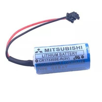 cr17335se-r-3v-1800mah-q6bat-cr17335-plc-แบตเตอรี่ลิเธียมmitsubishi-แบตเตอรี่สำรอง-cr17335se-r-อุตสาหกรรมแบตเตอรี่