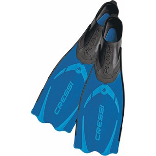 สินค้า CRESSI PLUMA DIVING FINS สีฟ้า-ฟินตีนกบดำน้ำสำหรับน้ำตื้น/น้ำลึก สกูบ้า