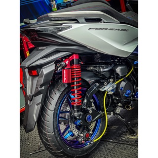 NEW!2022 โช๊คหลัง PROFENDER FORZA300 FORZA350 ความสูง 430MM เท่าเดิม สปริงแดง+กระปุกแดง สปริงดำ+กระปุกดำ งานแท้100%