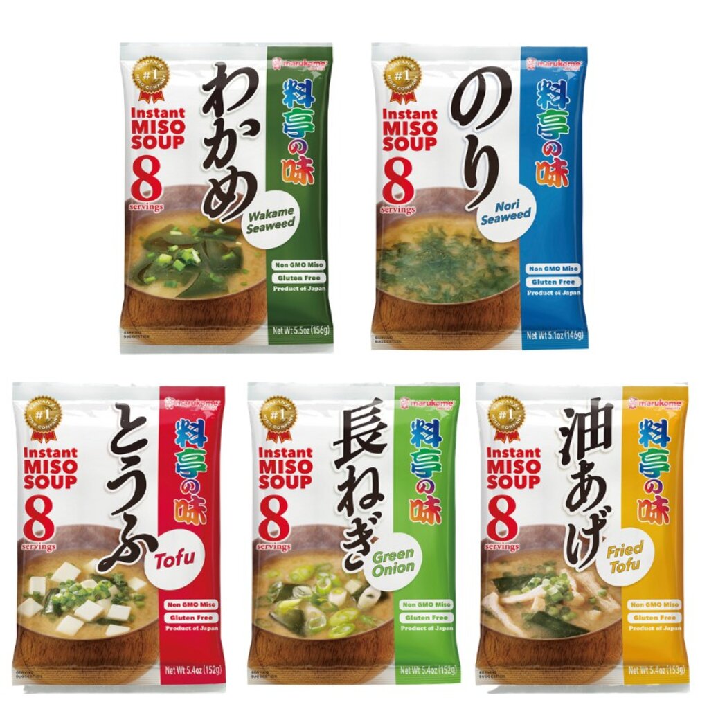 ภาพหน้าปกสินค้าMarukome ซุปมิโซะ มิโสะ มี5รสชาติให้เลือก 8ที่ Marukome Instant Miso soup 8servings จากร้าน sanpojapan บน Shopee