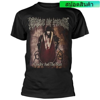 เสื้อยืดโอเวอร์ไซส์ราคาต่ำสุด!!เสื้อยืด พิมพ์ลาย Cradle Of Filth Cruelty And The Beast สําหรับผู้ชายS-3XLS-3XL