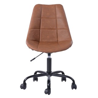 Office chair OFFICE CHAIR FURDINI HIGOS PU BROWN RF PU BROWN Office furniture Home &amp; Furniture เก้าอี้สำนักงาน เก้าอี้สำ