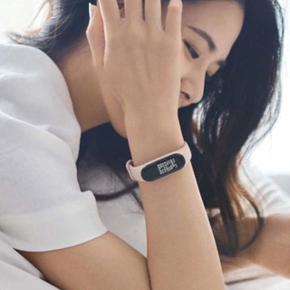 สายนาฬิกาข้อมือซิลิโคน หลากสี แบบเปลี่ยน สําหรับ Xiaomi Mi Smart Band 6 5 4 3