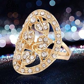 ภาพหน้าปกสินค้าหญิงทองใบแหวน Rhinestone Hollow Hollow ที่เกี่ยวข้อง