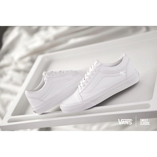 Vans Old Skool Classic Tumble “True White”VN0A38G10DJ.