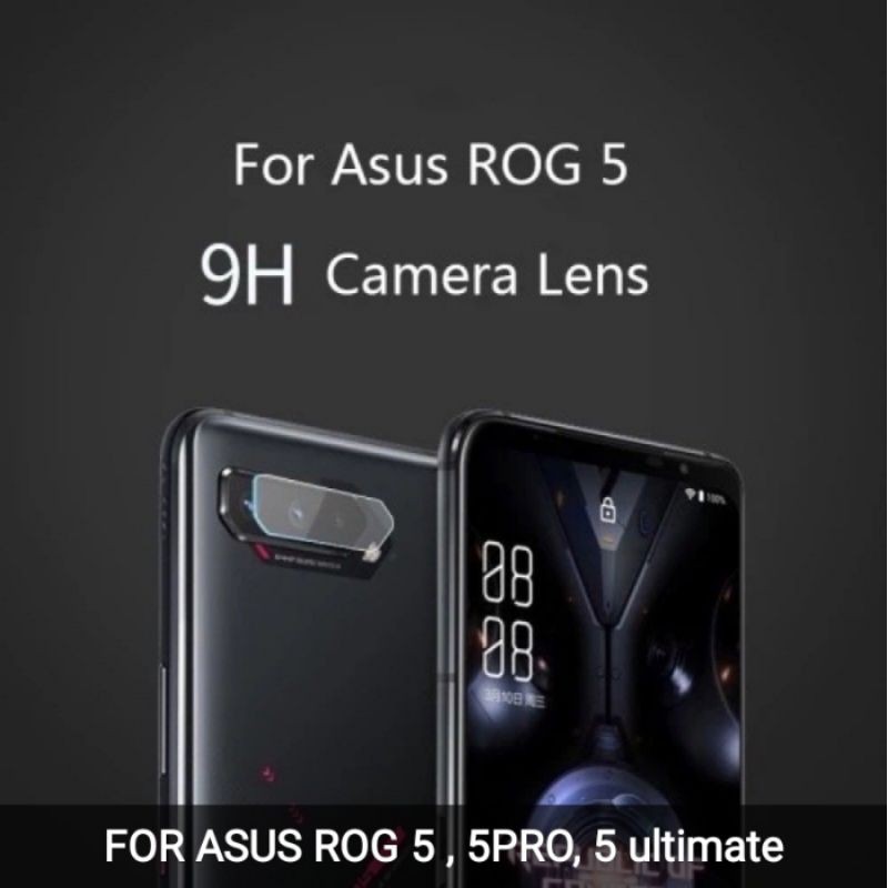 ASUS ROG PHONE 5 5 PRO 5 ULTIMATE TEMPERED GLASS CAMERA SUPER CLEAR ...