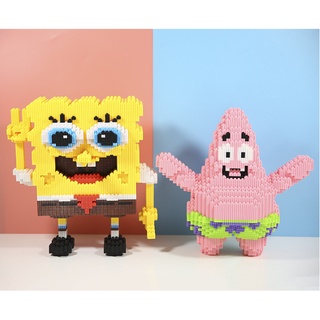 เลโก้เเบบเฟือง เลโก้ตัวต่อจากตัวการ์ตูนSpongebob Squarepants ของเล่น ของสะสม  งานดีไม่จกตา สินค้าพร้อมส่ง
