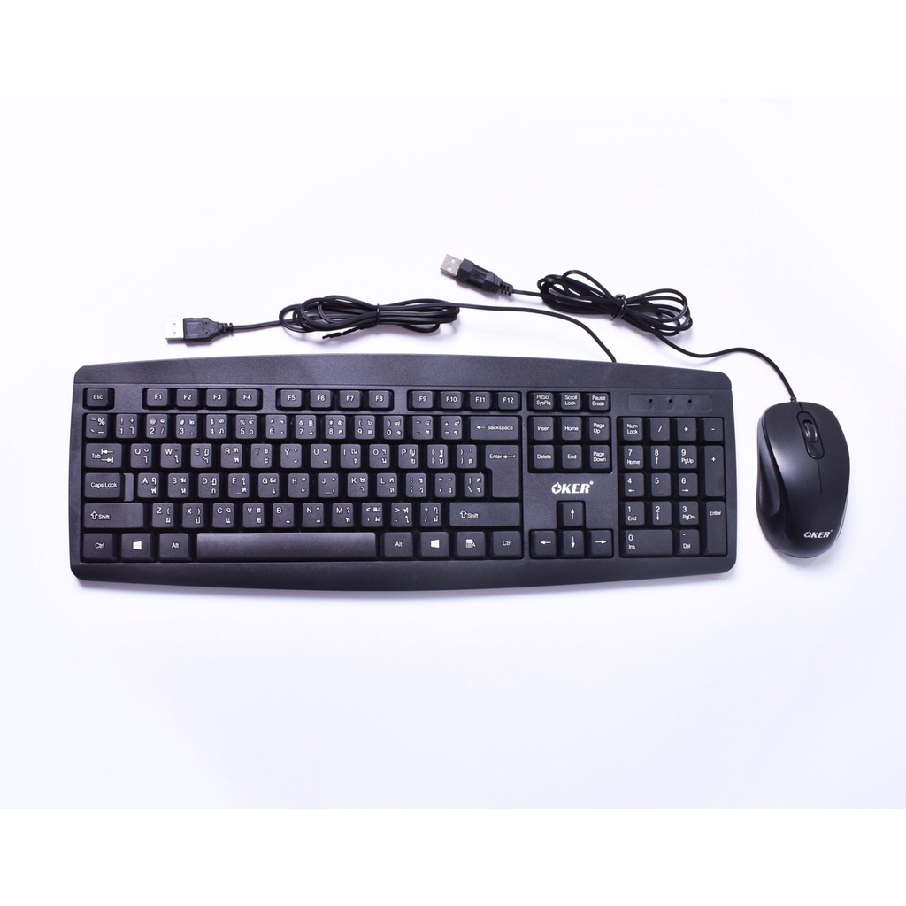 oker-keybord-mouse-แบบมีสายokerชุดคีย์บอร์ดและเมาส์สีดำ-รุ่นkm-3988