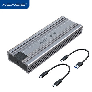 ACASIS ดิสก์ M2 NVME NGFF SATA SSD สำหรับ PCIE M B + M USB C 10Gbps