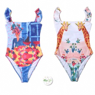 Aliss’shop ชุดว่ายน้ำวันพีช One Piece Frill Swimwear