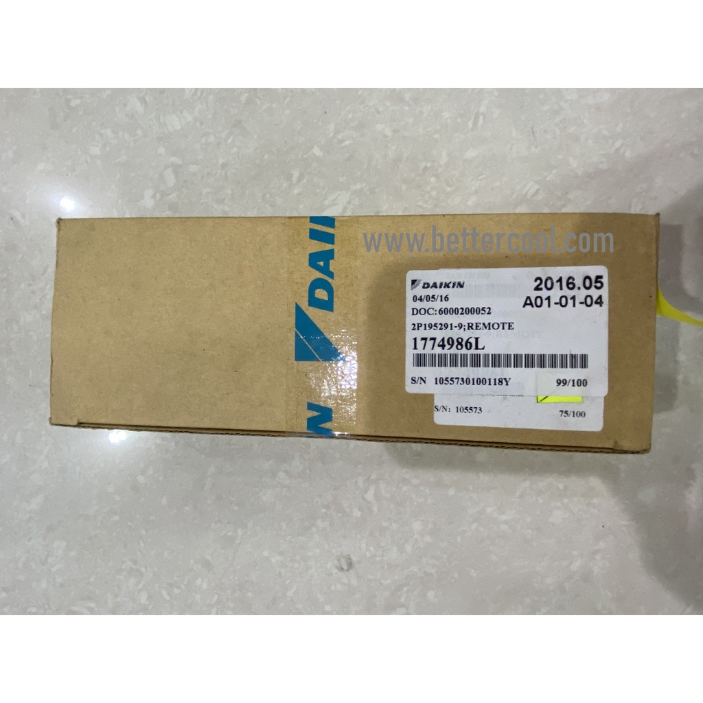 รีโมท-ของแท้-แอร์-เครื่องปรับอากาศ-ไดกิ้น-remote-daikin-1774986l-อะไหล่ไดกิ้น