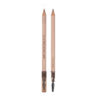 4U2 BROW NATURAL WOOD ดินสอไม้เขียนคิ้ว พร้อมแปรงเก็บทรงคิ้วในตัว ไอเท็มใหม่ล่าสุด!