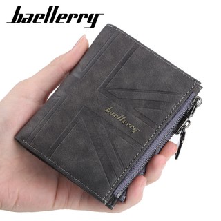 ภาพขนาดย่อของสินค้ากระเป๋าสตางค์ผู้ชาย Baellerry กระเป๋าเงินชาย กระเป๋าสตางค์สั้นผู้ชาย MPQ13