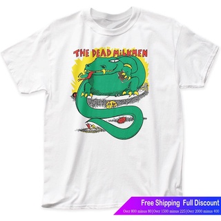 สุดยอดไฟ เสื้อยืดยอดนิยม Dead Milkmen Lizard In My Backyard Men&amp;#39;s Women&amp;#39;s T-shirts คนดัง