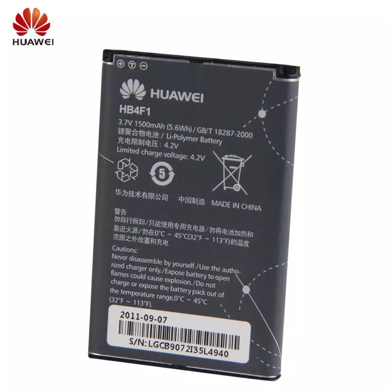 huawei-hb4f1แบตเตอรี่เดิมสำหรับhuawei-u8800-u8220-u8230-e5830-e5838-e5-c8600-e585-ascend-m860-x5-c8800-แบตเตอรี่