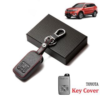 Toyota หุ้มพวงกุญแจหนังสมาร์ทคีย์สำหรับ Toyota Alphard Vellfire Estima (LZ-03)