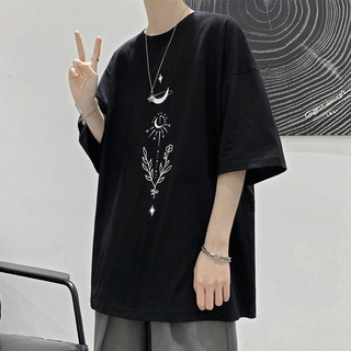 เสื้อยืดแขนสั้นฤดูร้อน【 M-8XL 】เสื้อยืดนักเรียนเรียบง่ายสไตล์ญี่ปุ่นเสื้อยืดลำลองผู้ชายเสื้อยืดแฟชั่นเทรนด์หนุ่มนักเรียน