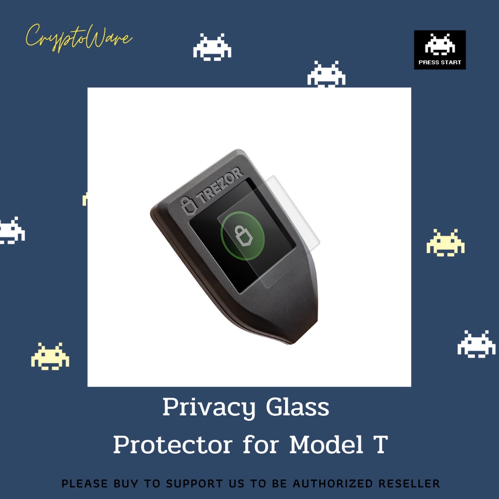 แผ่นกันรอย-trezor-t-แผ่นกันเปื้อน-กันเสือก-trezor-model-t-privacy-glass-protector-for-trezor-model-t