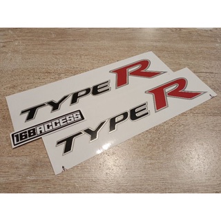 สติ๊กเกอร์งานสกรีนติดข้างประตู Type R Sticker