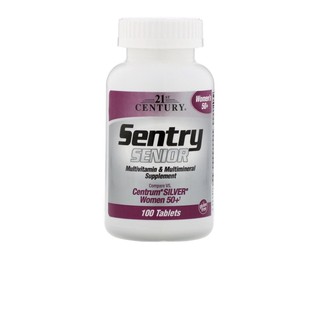 สินค้า 21st Century Sentry Senior Multivitamin Multimineral Supplement Women 50 100 Tablets