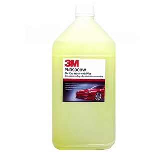 3M Car Wash with wax 3.85 ลิตร ผลิตภัณฑ์แชมพูล้างรถ สูตรผสมแวกซ์ ทั้งล้างและเคลือบเงาในขั้นตอนเดียว (ขวดแบ่ง) 39000W