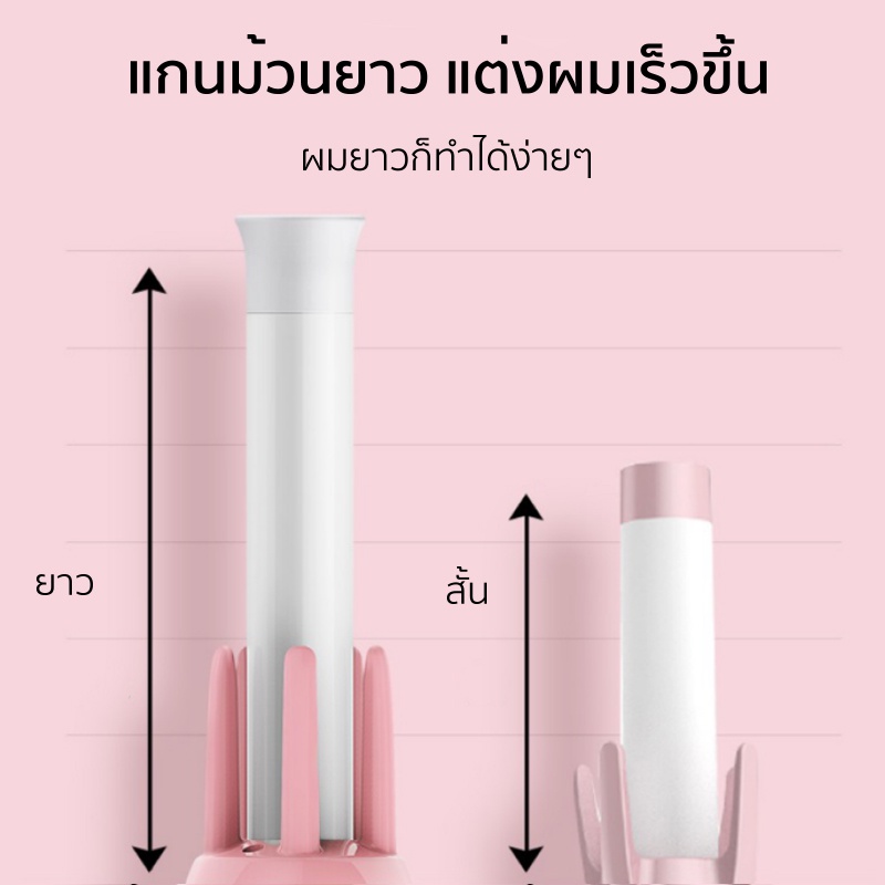 ภาพสินค้าVivid&Vogueแท้ เครื่องม้วนผมอัตโนมัติ แกนม้วนผม28MM32MM ที่ม้วนผม ไอออน ผมสวยภายใน5นาที เครื่องม้วนผม มอก.เครื่องหนีบผม จากร้าน coolastylerbeauty บน Shopee ภาพที่ 4