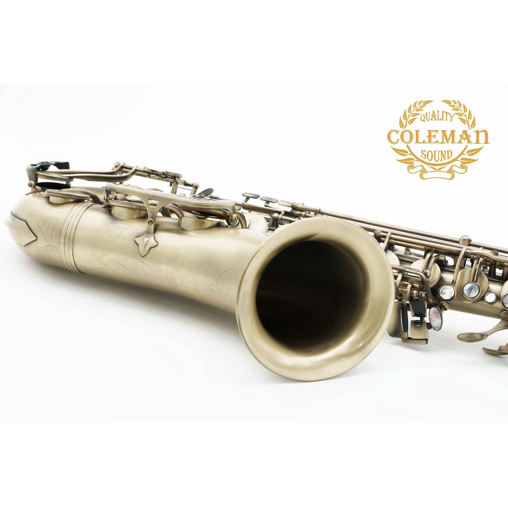 แซกโซโฟน-saxophone-tenor-coleman-cl-336t-antique-plated