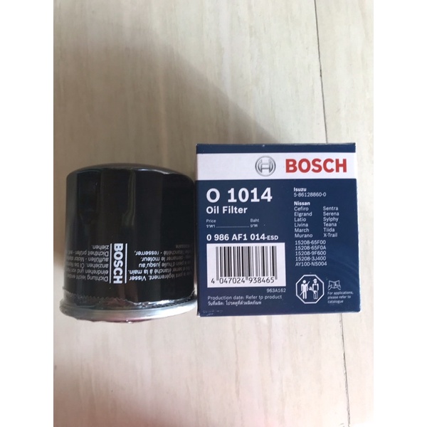 bosch-กรองน้ำมันเครื่อง-nissan-march-sylphy-teana-tiida-x-trail-cefiro