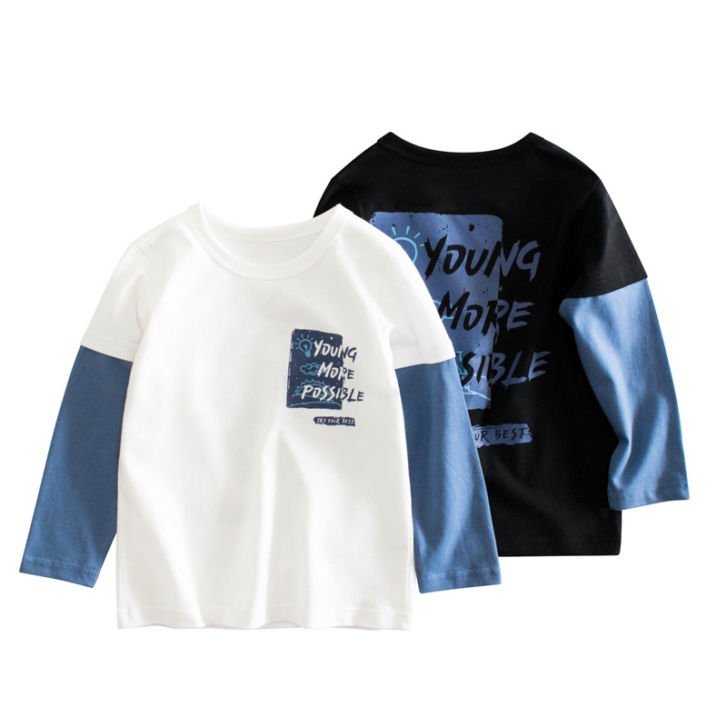 เสื้อยืดแขนยาว-ผ้าฝ้าย-ทรงหลวม-ลายการ์ตูนน่ารัก-สําหรับเด็กผู้ชาย-อายุ-2-8-ปี-3062