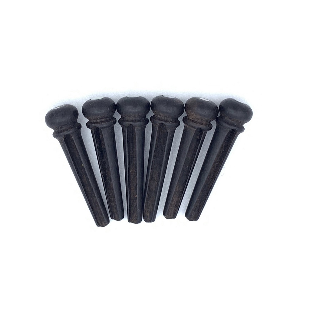 หมุดพิน-ไม้อีโบนี่เคลือบด้าน-ebony-bridge-pins
