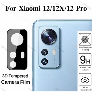 ฟิล์มกระจกนิรภัยกันรอยหน้าจอ เลนส์กล้อง 3D 9H สําหรับ Xiaomi 12 12X Pro Mi 11 Lite 10 Ultra