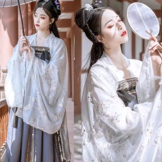 ชุดเข้าเซท S-XL สไตล์จีน Hanfu แต่งตัว ชุด นางฟ้า เครื่องแต่งกายโบราณ 汉服