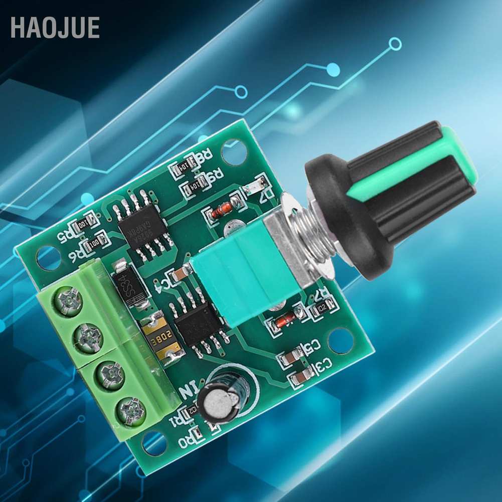 ภาพสินค้าHaojue Dc 1.8-12V 2A เครื่องควบคุมความเร็วมอเตอร์ไฟฟ้า Pwm Regulator อุปกรณ์เครื่องมือ จากร้าน kuike056.th บน Shopee ภาพที่ 1