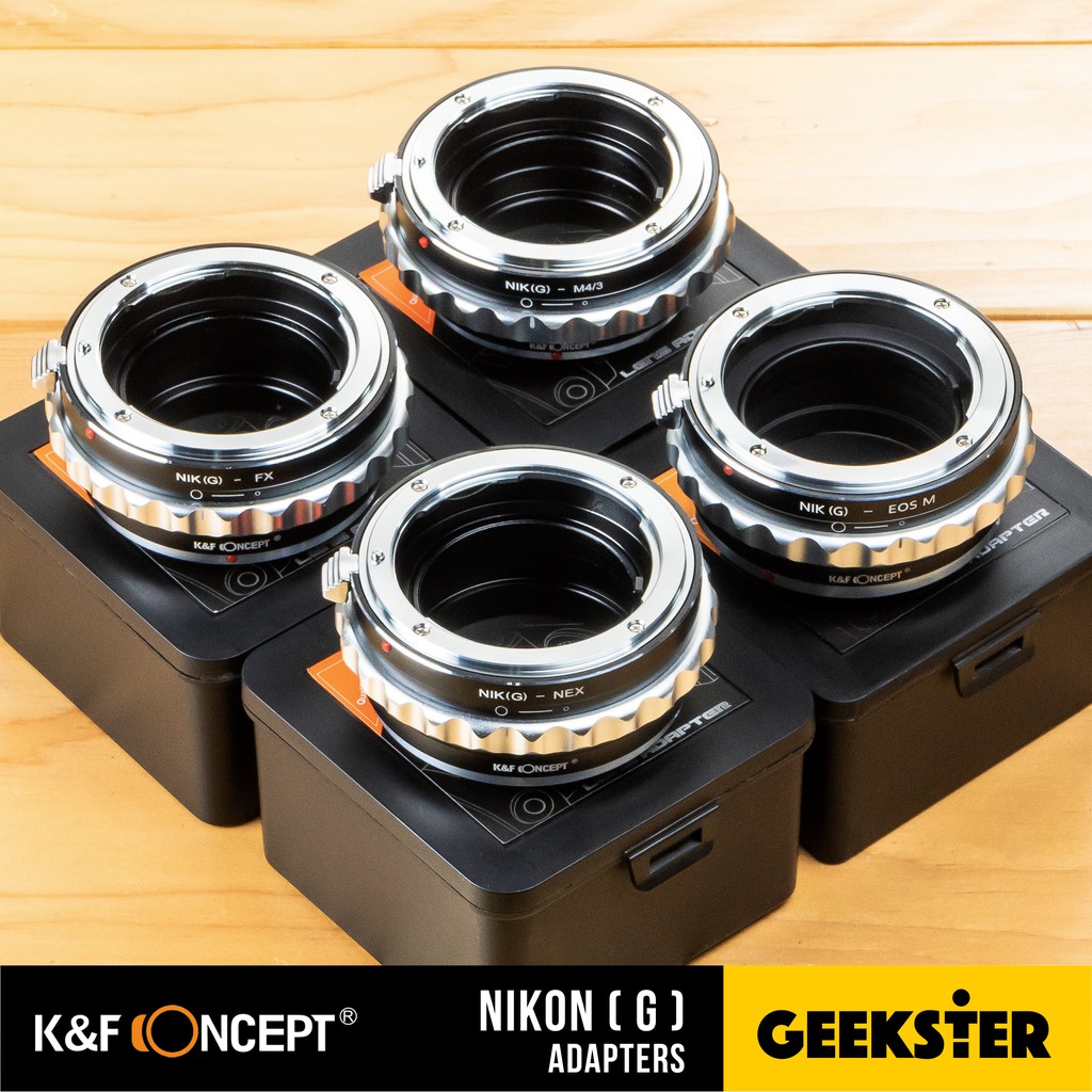 ภาพหน้าปกสินค้าK&F เมาท์แปลง Nikon (G) Lens Adapter ( NIK - FX / NIK - NEX / NIK - m43 , m4/3 / NIK - EOSM / KF )