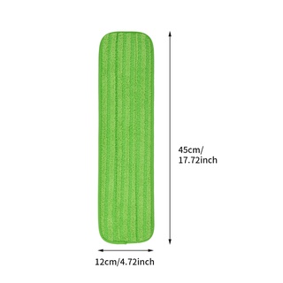 4pcs Home Soft Flat Replacement Part Fiber Floor Cleaning Dust Remove Water Absorption Wet Dry Reusable Washable Mop Pad