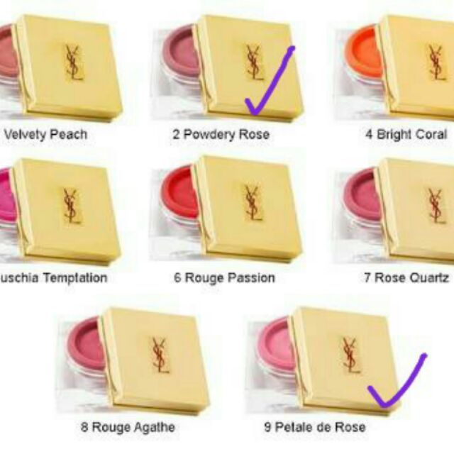 YSL Cream Blush Shopee Thailand