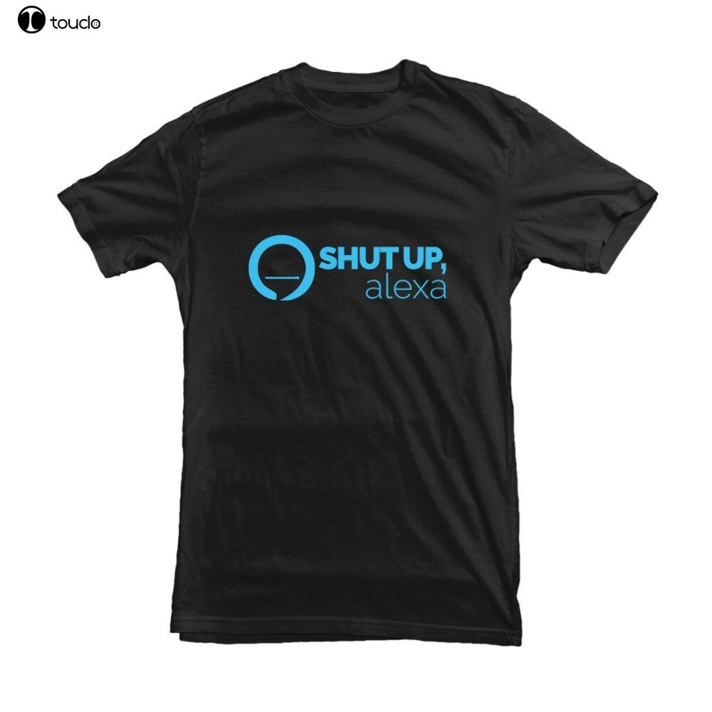 s-5xl-เสื้อยืด-พิมพ์ลาย-shut-up-alexa-สไตล์คลาสสิก-แฟชั่นสําหรับผู้ชาย