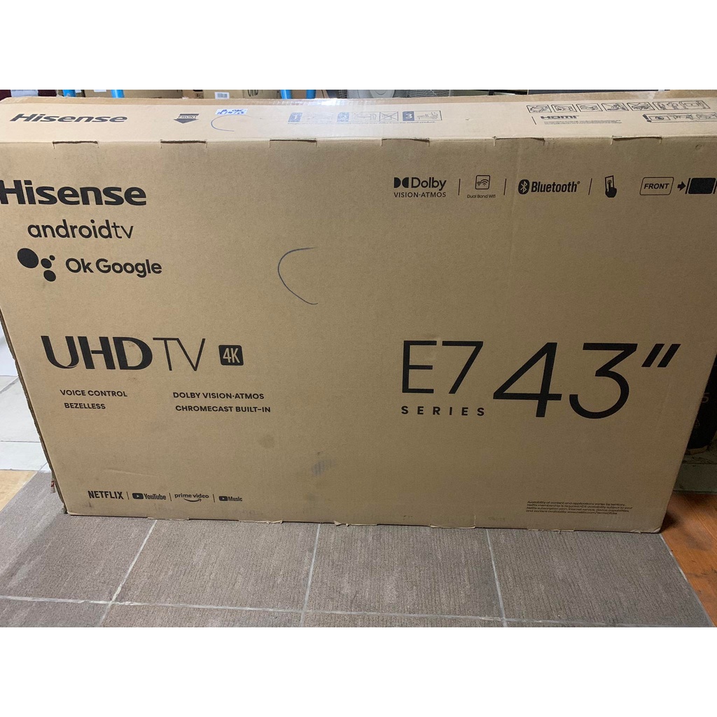 android-tv-hisense-43-43e7g-clearance-เกรด-b