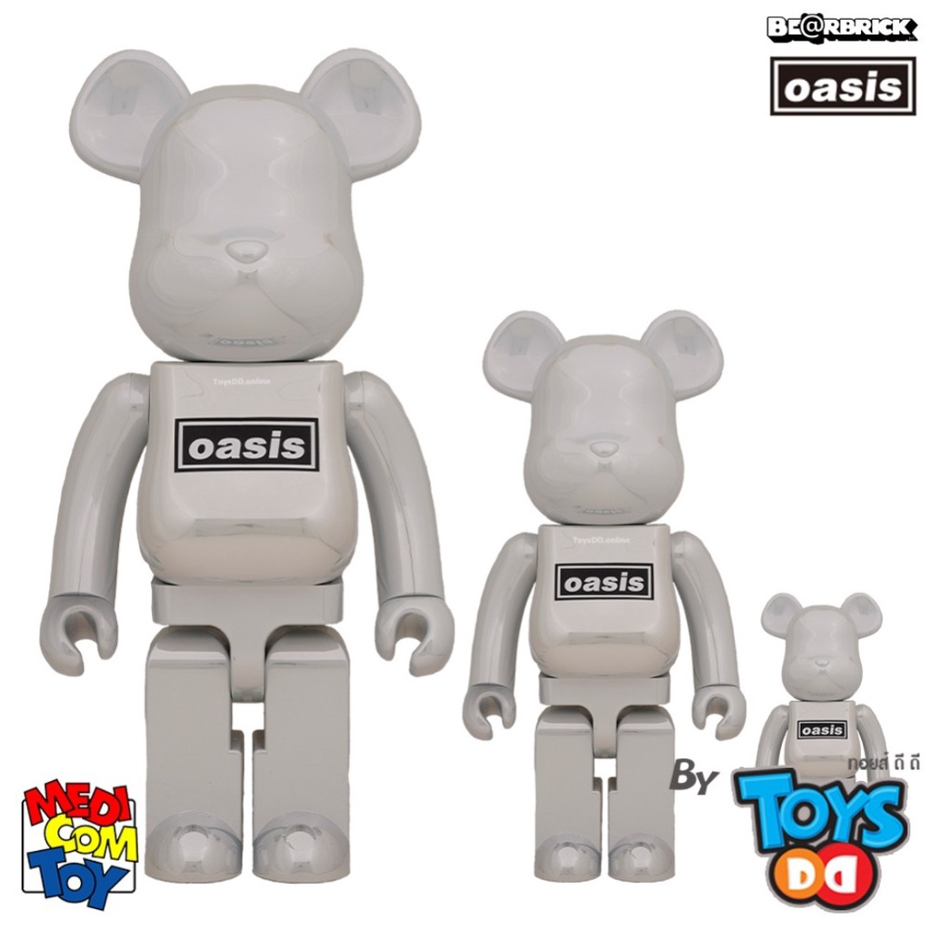 Be@rbrick Oasis White Chrome 1000%, 400% & 100% | Shopee Be@rbrick Oasis White Chrome 1000%, 400% & 100% | Shopee