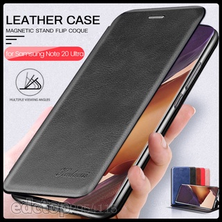 Leather Flip case for samsung note 20 ultra book phone Cover note20 ultra note 10 lite plus 10 light case coque fundas